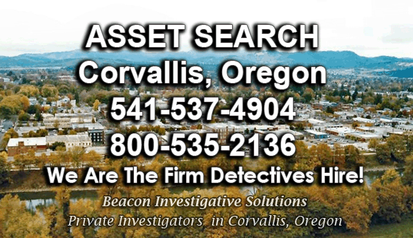 Corvallis Oregon Asset Search