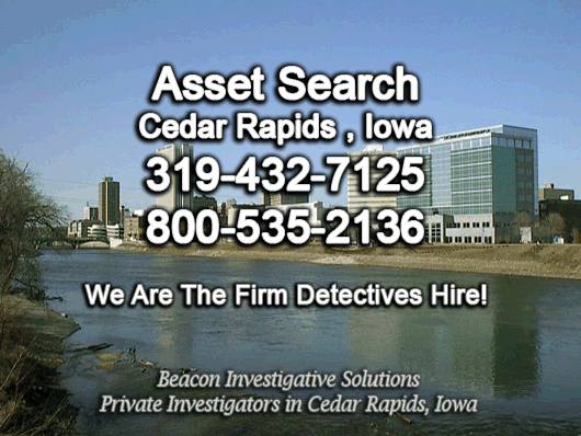 Cedar Rapids Iowa Asset Search