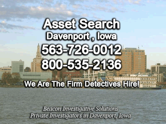 Davenport Iowa Asset Search