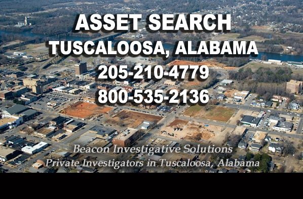 Tuscaloosa Alabama Asset Search