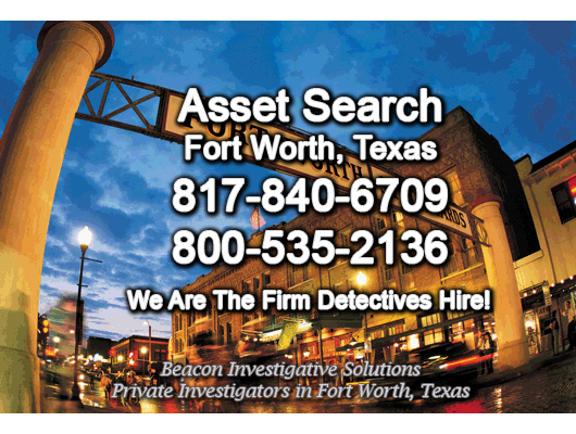 Fort Worth Texas Asset Search
