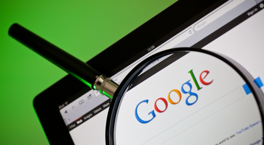 google docs with magnifying glass