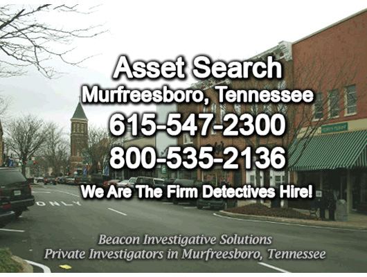 Murfreesboro Tennessee Asset Search