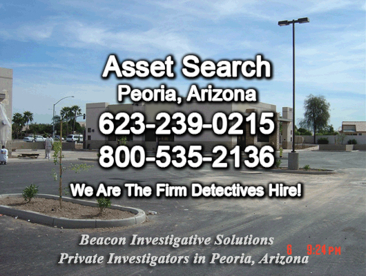 Peoria Arizona Asset Search